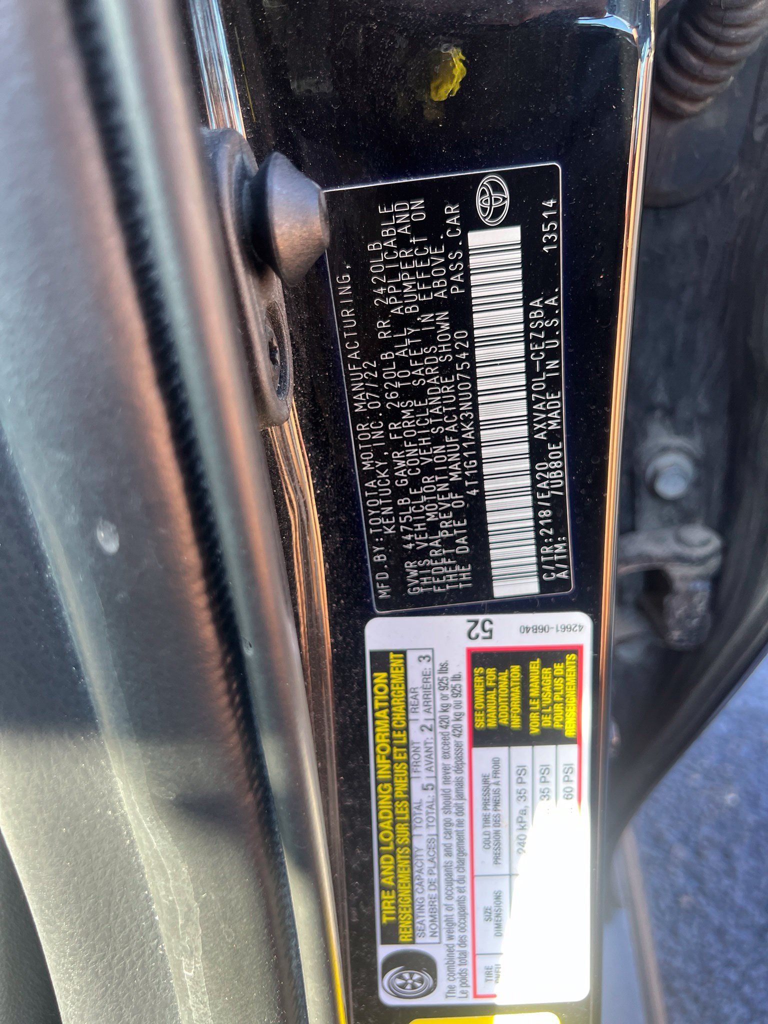Used 2022 Toyota Camry SE FWD image 23