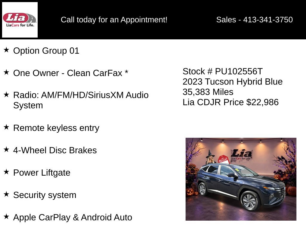 Used 2023 Hyundai Tucson Blue AWD/4WD image 6