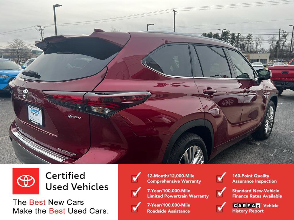 Certified 2026 Toyota Highlander Platinum image 2