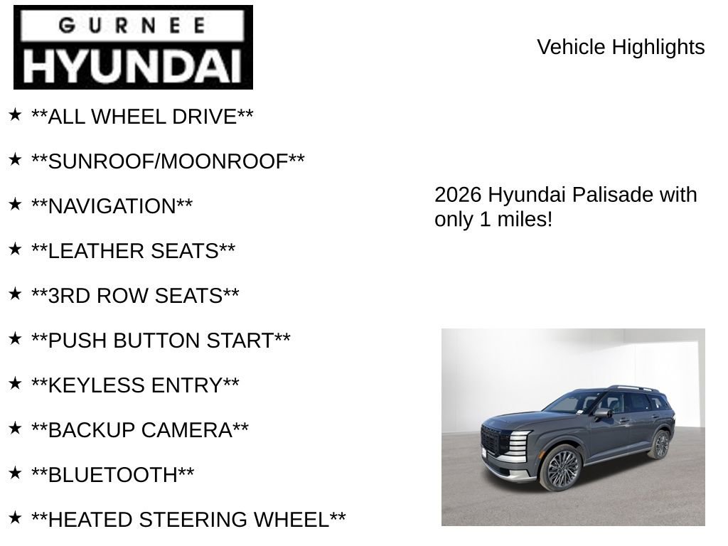 New 2026 Hyundai Palisade Calligraphy image 7