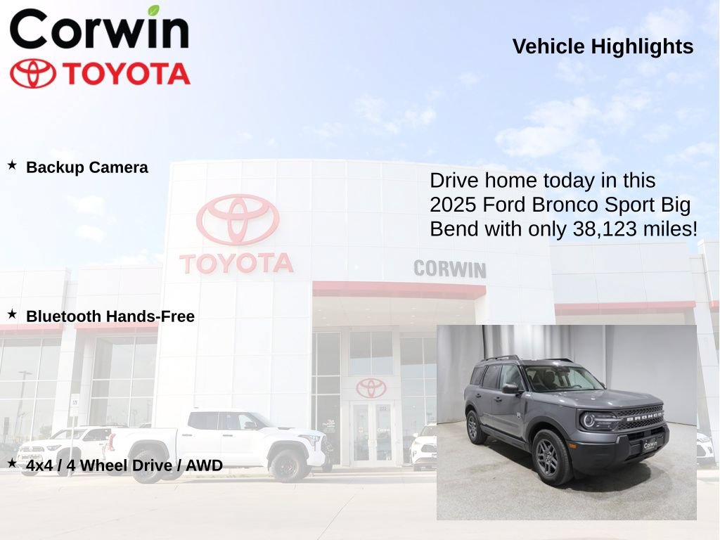 Used 2025 Ford Bronco Sport Big Bend AWD/4WD image 6