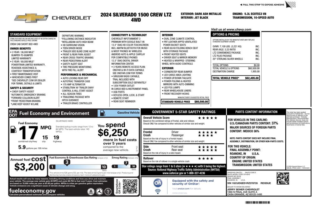 Used 2024 Chevrolet Silverado 1500 LTZ image 4