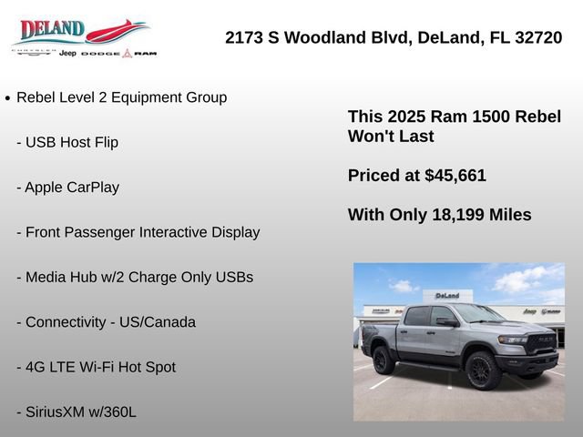 Used 2025 RAM 1500 Rebel w/ Rebel Level 2 Equipment Group AWD/4WD image 30