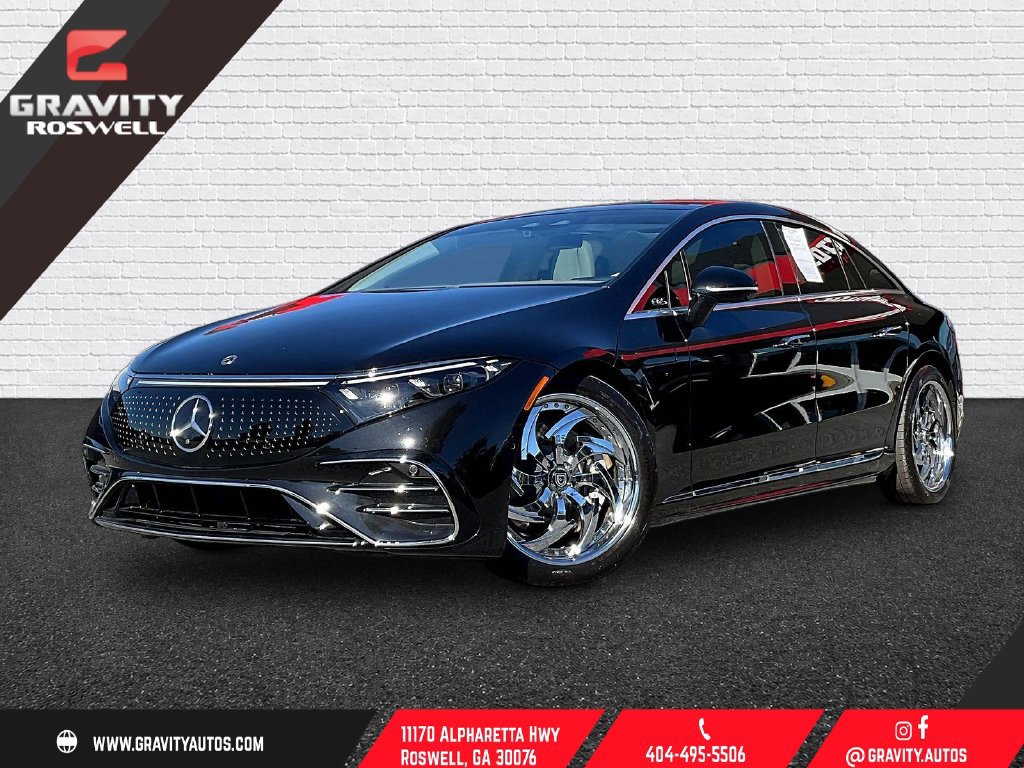 Used 2023 Mercedes-Benz EQS 450+ Sedan w/ AMG Line Exterior Package image 1