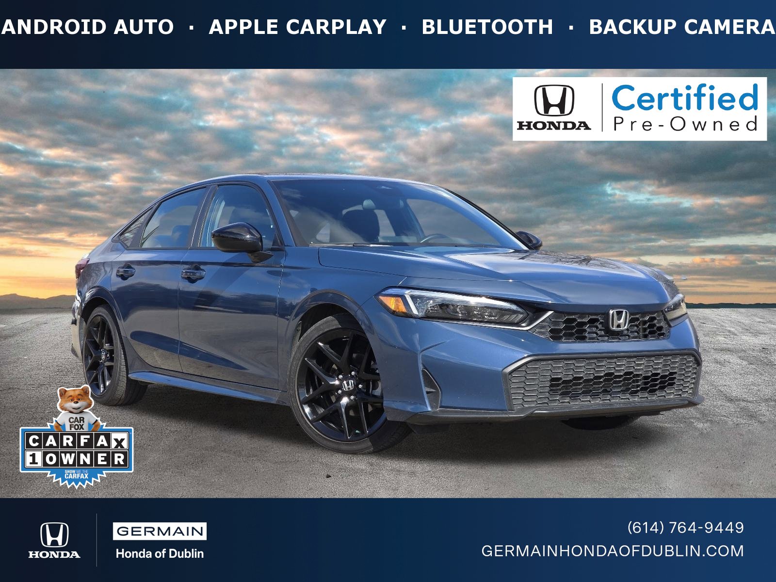 Certified 2025 Honda Civic Sport image 1