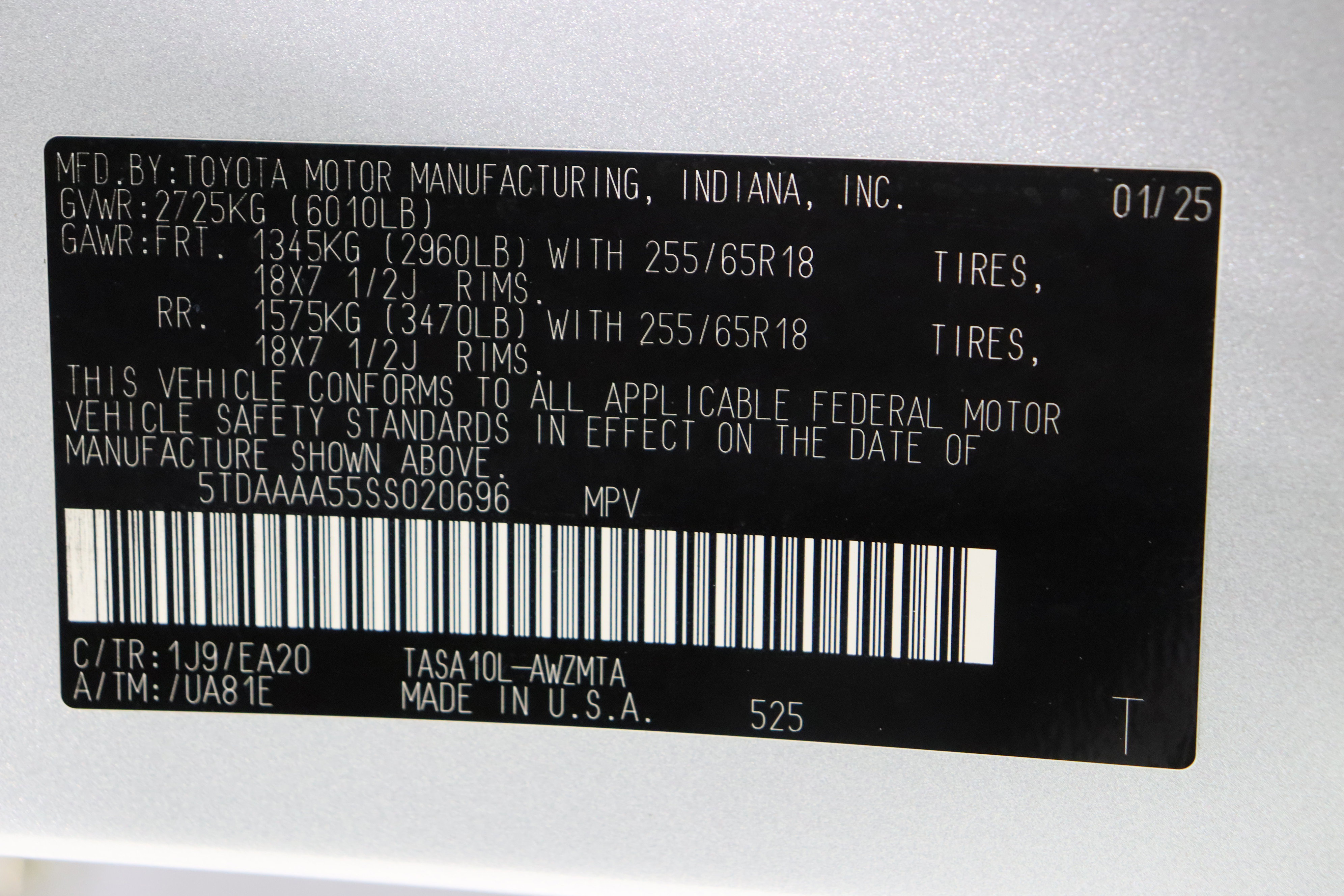 Certified 2025 Toyota Grand Highlander FWD image 44