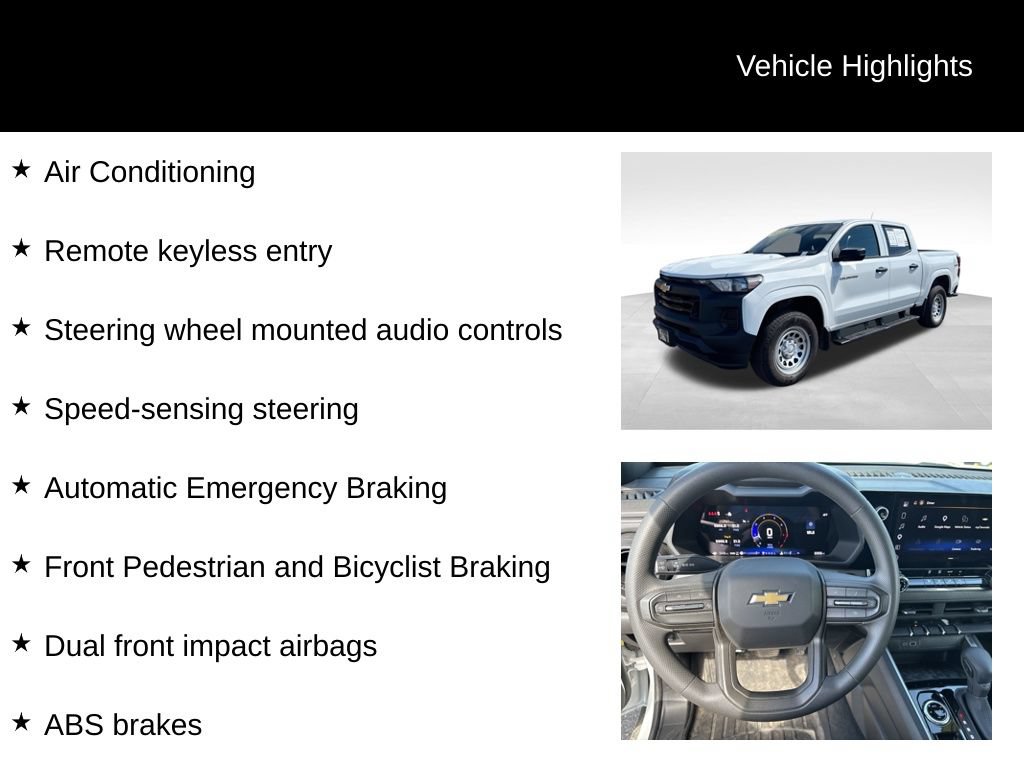 Certified 2026 Chevrolet Colorado W/T w/ Advanced Trailering Package AWD/4WD image 16