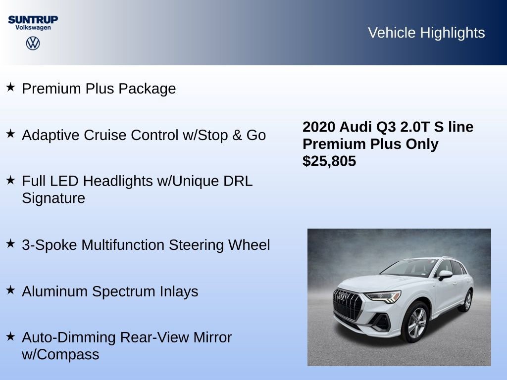 Used 2020 Audi Q3 2.0T Premium Plus image 15