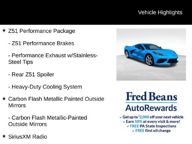 Used 2020 Chevrolet Corvette Stingray Coupe w/ Z51 Performance Package RWD image 10