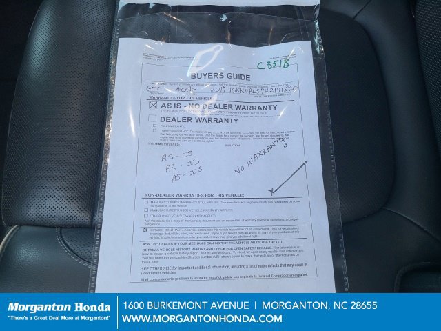 Used 2017 GMC Acadia Denali w/ Technology Package FWD image 27