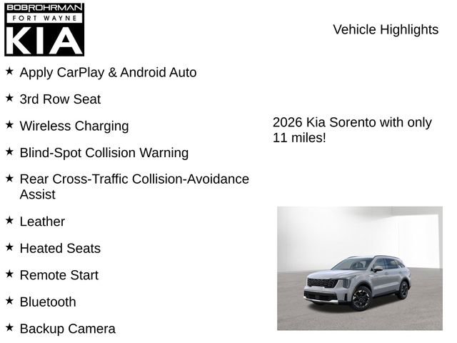 New 2026 Kia Sorento S image 7
