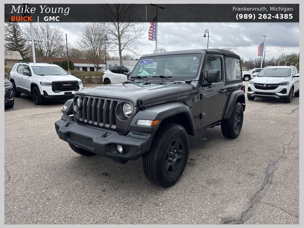 Used 2023 Jeep Wrangler Sport image 1