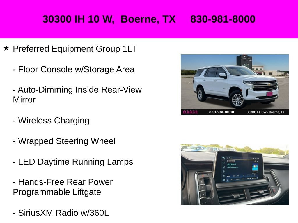 Used 2023 Chevrolet Tahoe LT w/ Luxury Package RWD image 20