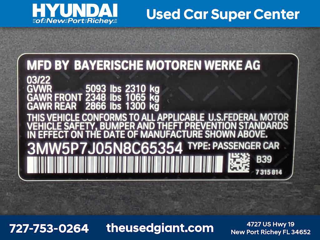 Used 2022 BMW 330e w/ M Sport Package RWD image 44