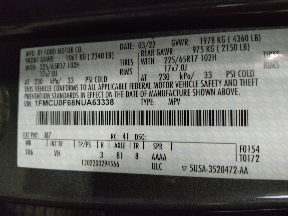 Used 2022 Ford Escape S FWD image 33