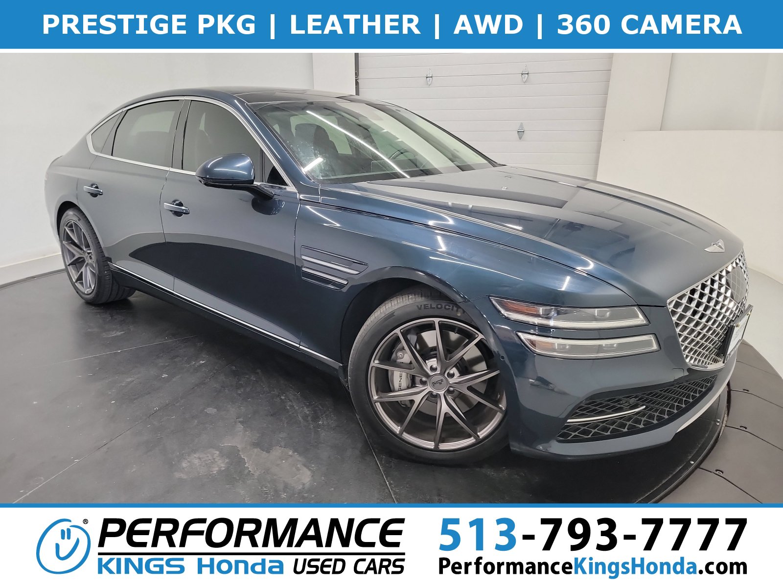 Used 2021 Genesis G80 3.5T w/ Prestige Package AWD/4WD 360° Tour