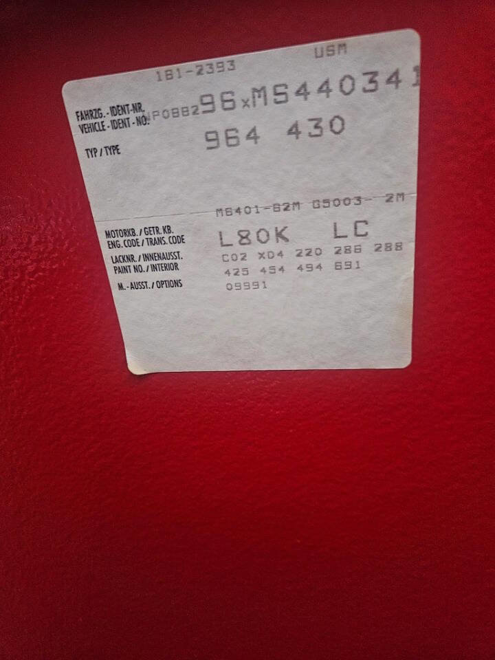 Used 1991 Porsche 911 Targa image 9