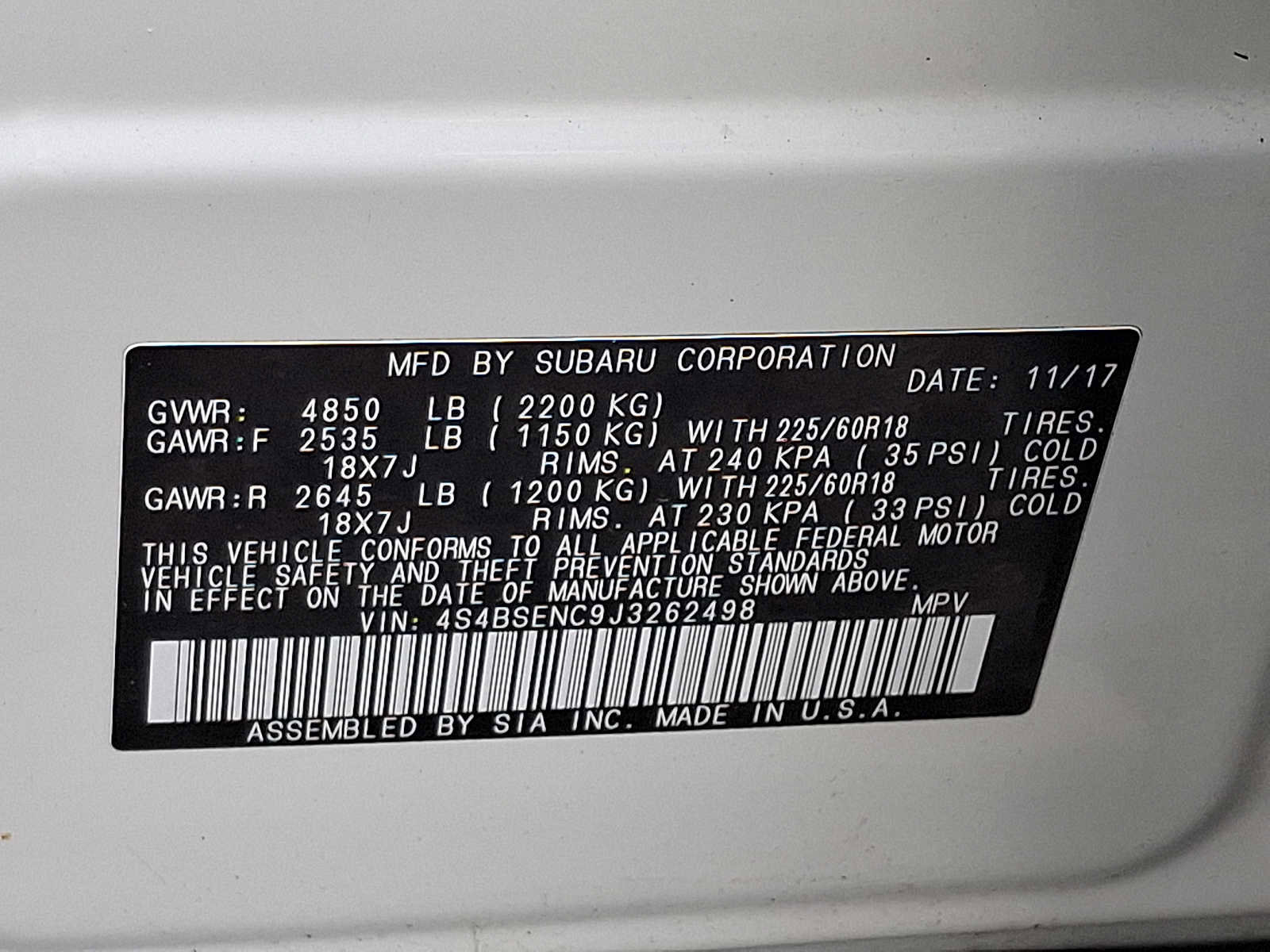 Used 2018 Subaru Outback 3.6R Limited AWD/4WD image 28