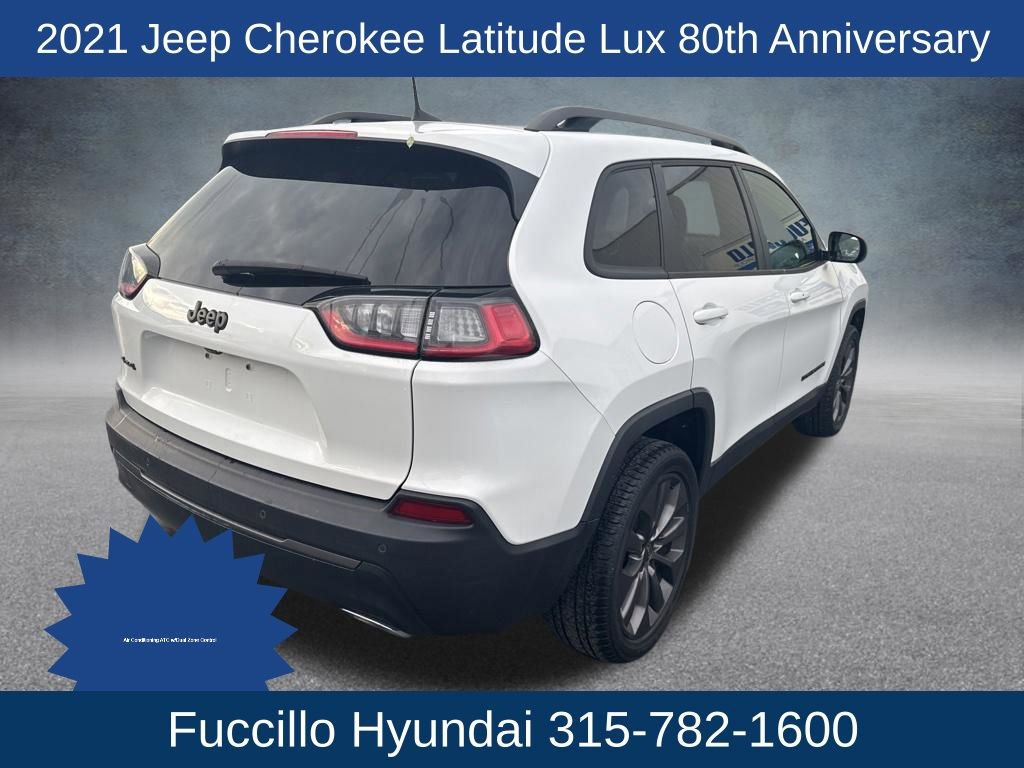 Used 2021 Jeep Cherokee Latitude Lux 80th Anniv w/ Quick Order Package 26U 80TH AWD/4WD image 5