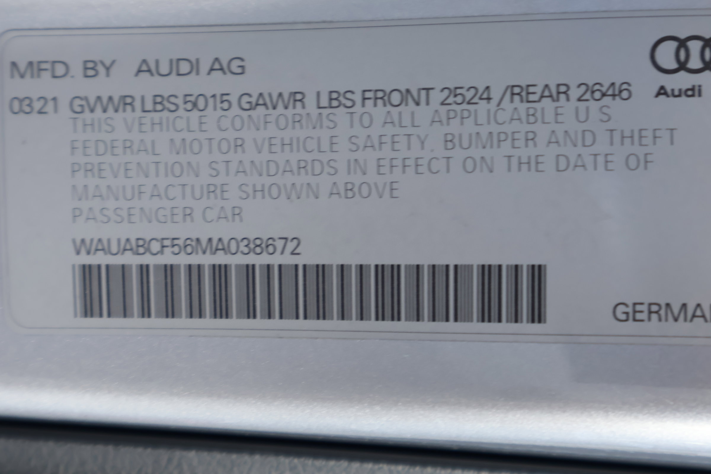 Used 2021 Audi A5 2.0T Premium w/ Convenience Package image 28