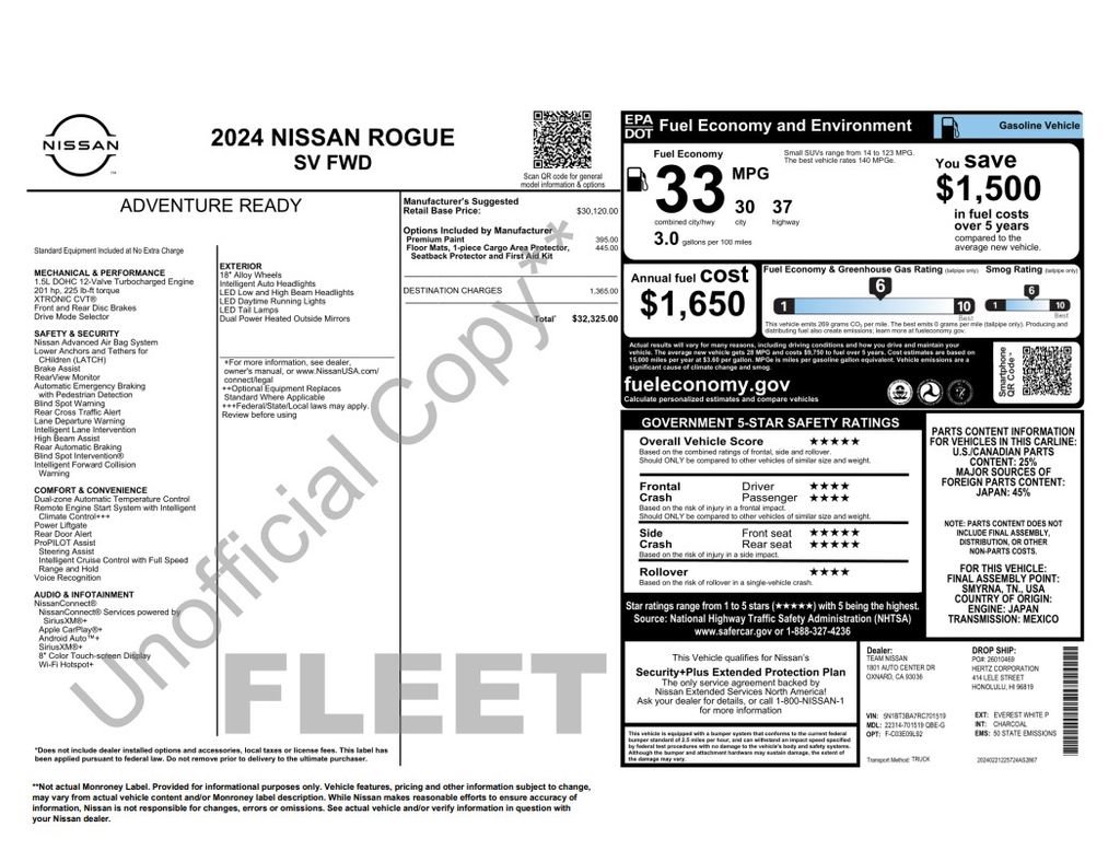 Used 2024 Nissan Rogue SV image 2
