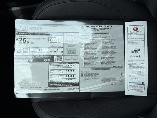 New 2025 MAZDA CX-30 2.5 Turbo w/ Premium Plus Pkg image 35