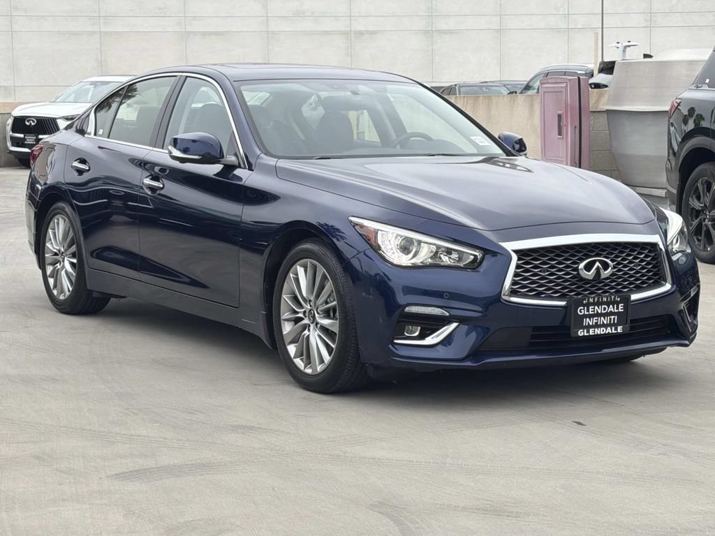 Certified 2023 INFINITI Q50 Luxe w/ Cargo Package RWD image 2
