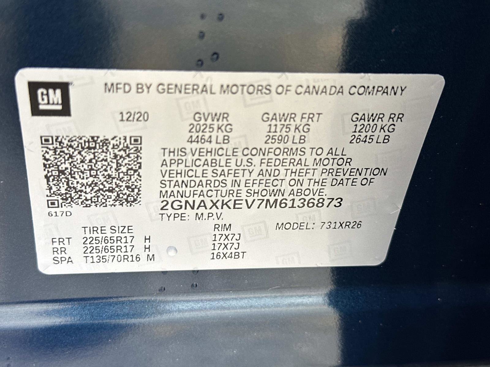 Certified 2021 Chevrolet Equinox LT image 17