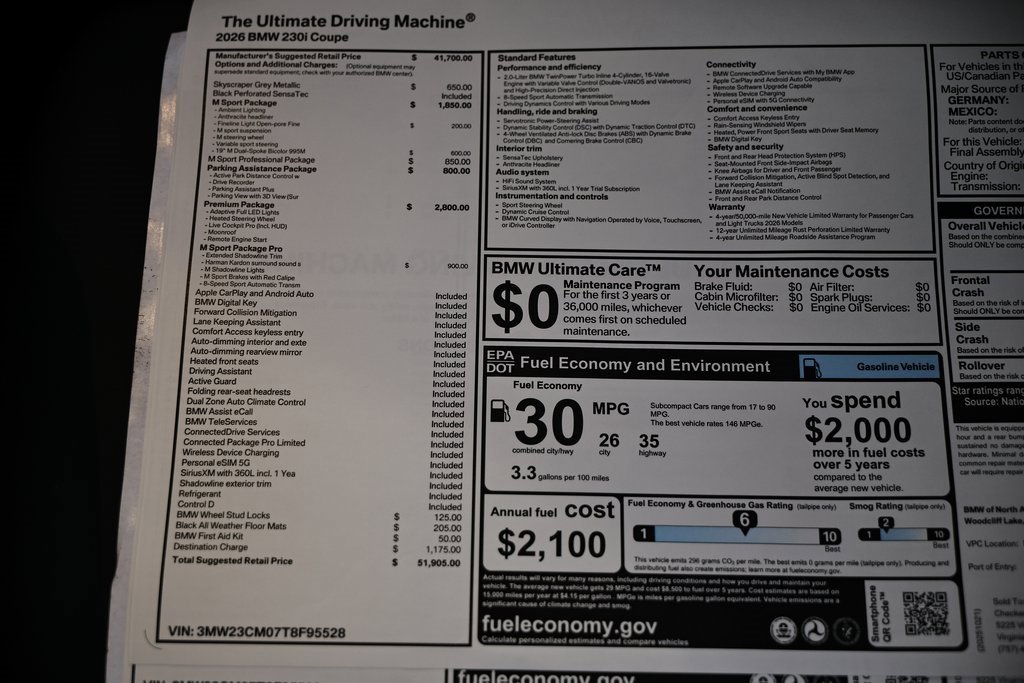 New 2026 BMW 230i Coupe w/ Premium Package image 39