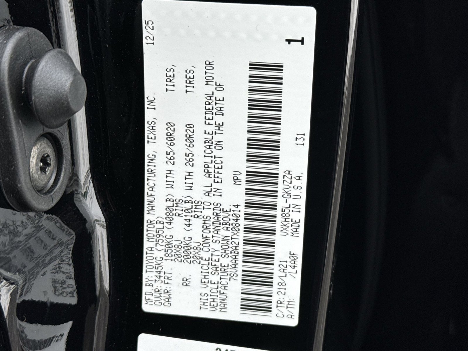 New 2026 Toyota Sequoia Platinum image 30