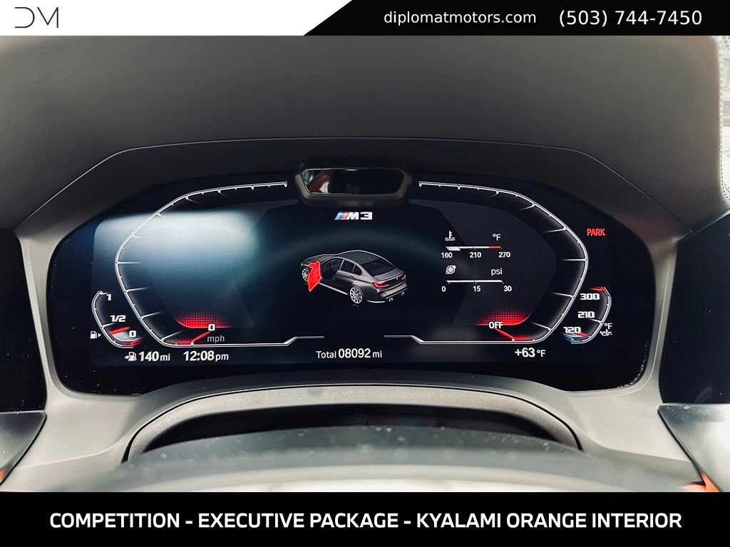 Used 2022 BMW M3 Competition w/ Executive Package AWD/4WD image 33