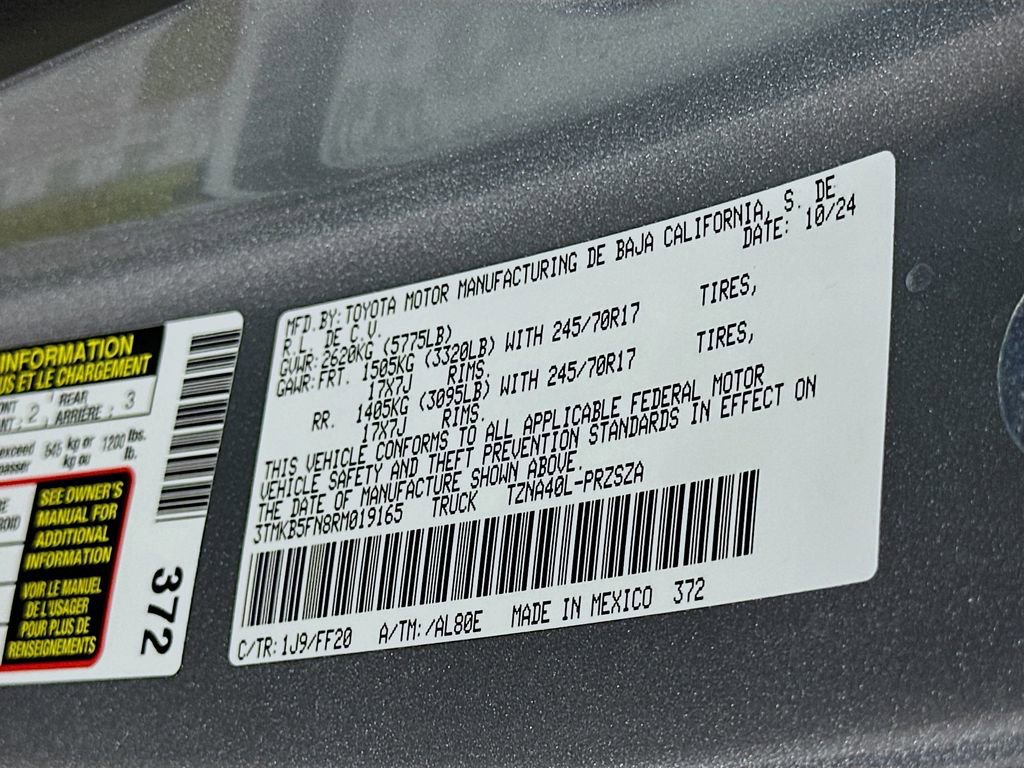 Certified 2024 Toyota Tacoma SR5 image 31