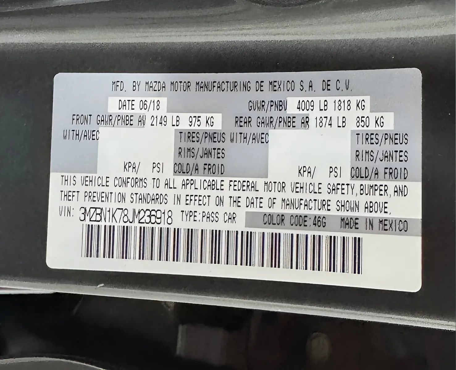 Used 2018 MAZDA MAZDA3 Sport FWD image 23