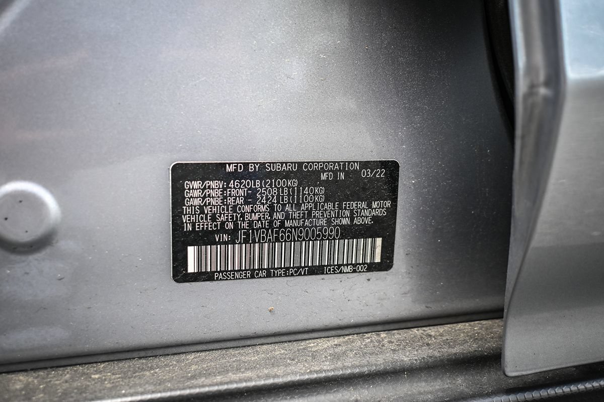 Used 2022 Subaru WRX Premium AWD/4WD image 20