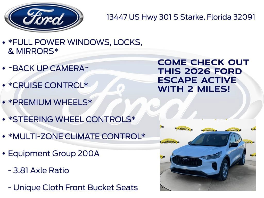 New 2026 Ford Escape Active w/ Tech Pack #1 FWD image 10