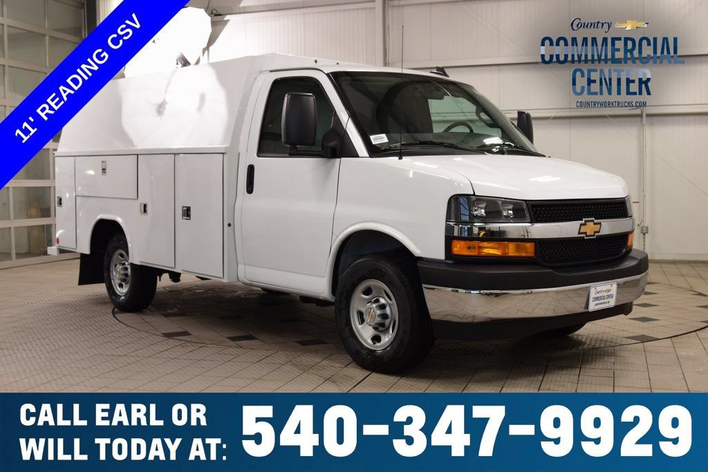 New 2025 Chevrolet Express 3500 w/ Power Convenience Package RWD image 1