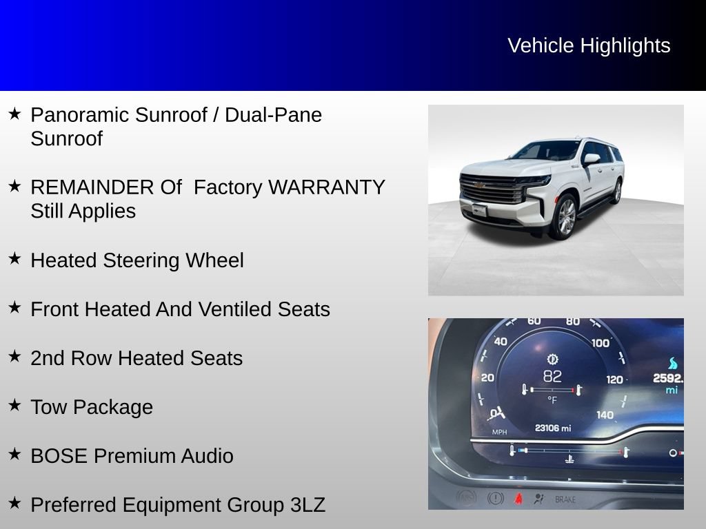 Used 2024 Chevrolet Suburban High Country AWD/4WD image 8