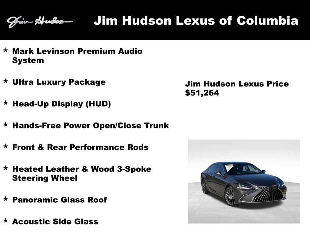 Certified 2024 Lexus ES 350 Ultra Luxury image 4