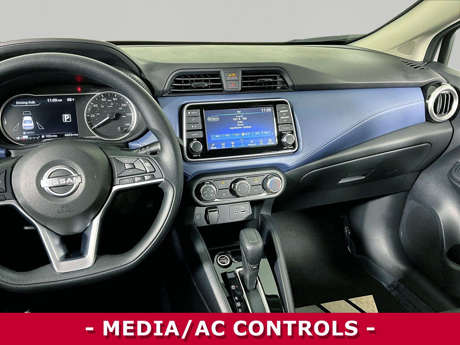 Certified 2025 Nissan Versa SV w/ Trunk Package FWD image 9