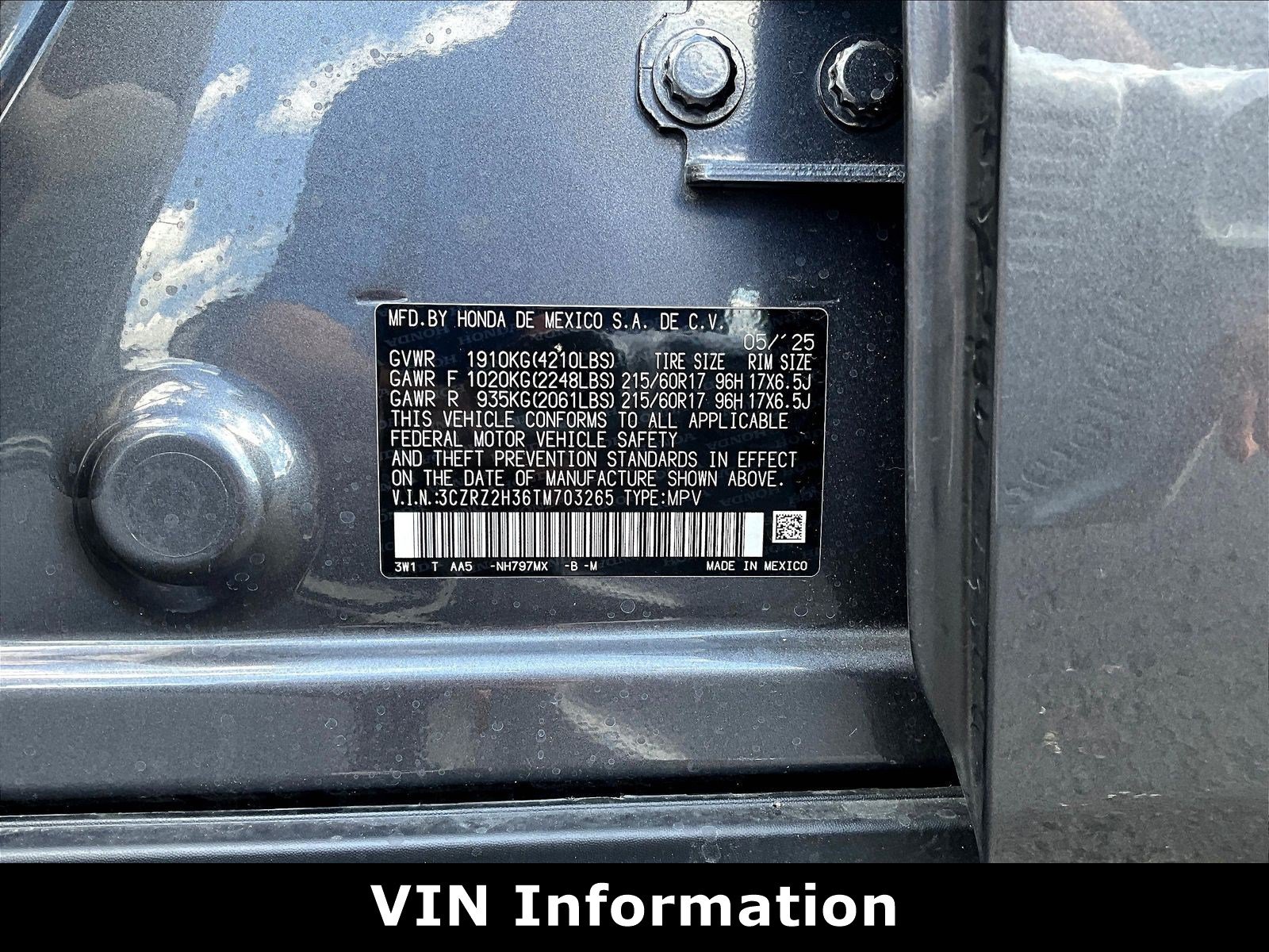 Used 2026 Honda HR-V LX image 18