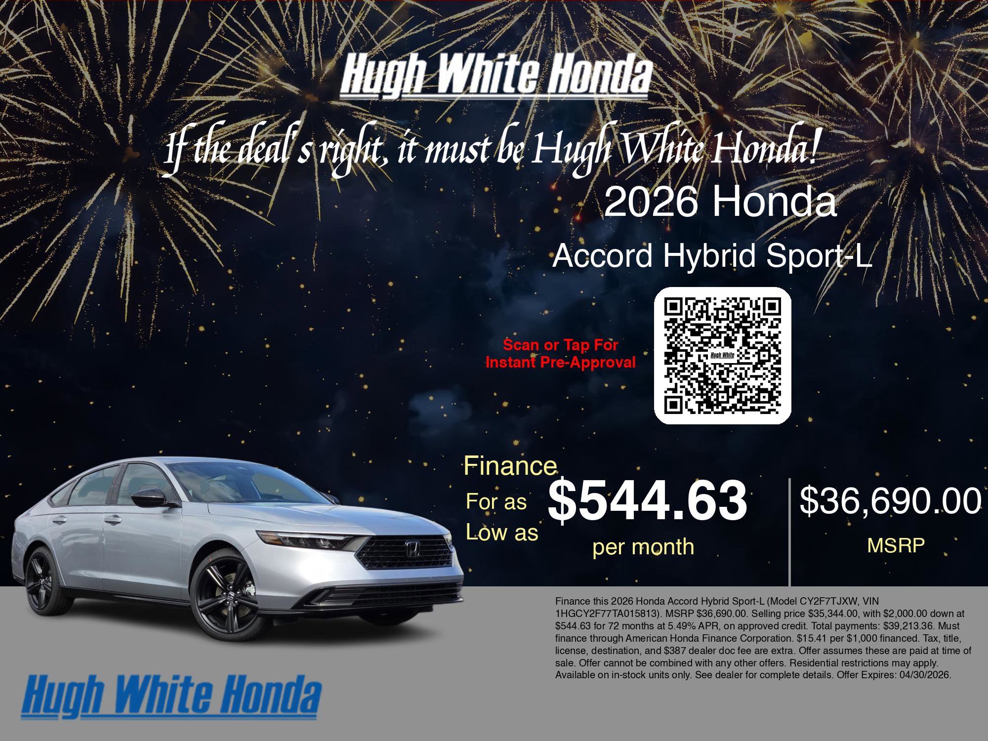 New 2026 Honda Accord Sport image 7