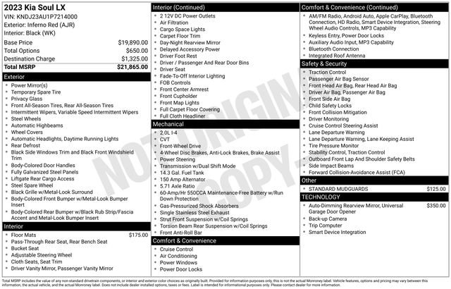 Used 2023 Kia Soul LX FWD image 18