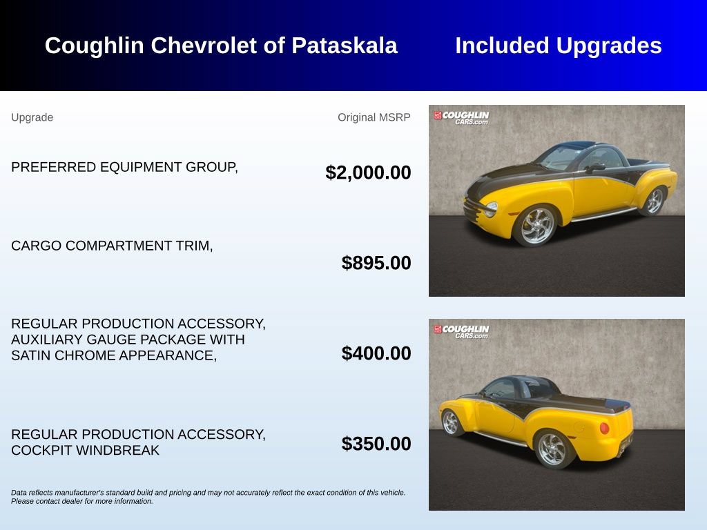 Used 2005 Chevrolet SSR w/ Preferred Equipment Group RWD image 3