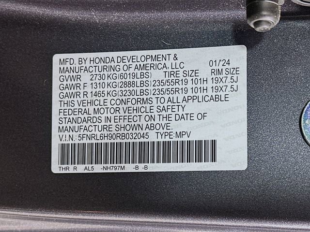 Certified 2024 Honda Odyssey Elite image 37