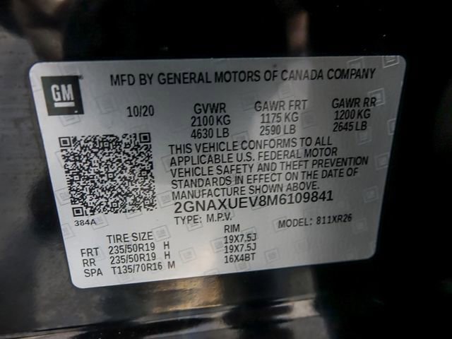 Certified 2021 Chevrolet Equinox LT image 33