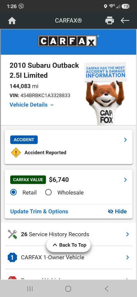 Used 2010 Subaru Outback 2.5i Limited AWD/4WD image 48