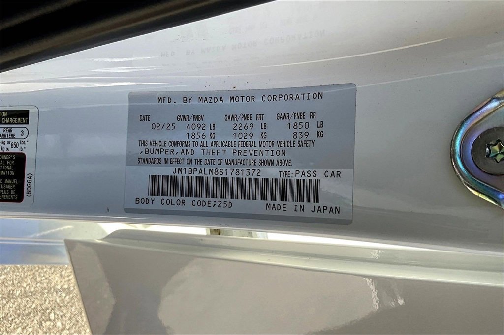 Certified 2025 MAZDA MAZDA3 s image 16