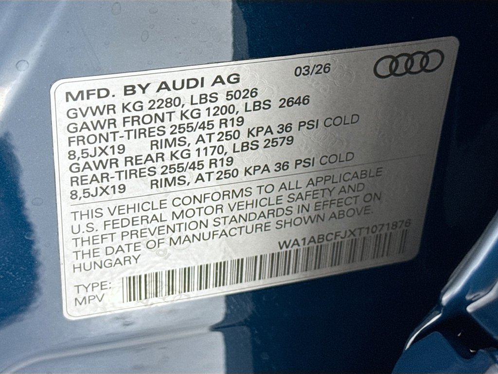 New 2026 Audi Q3 quattro 2.0T AWD/4WD image 32