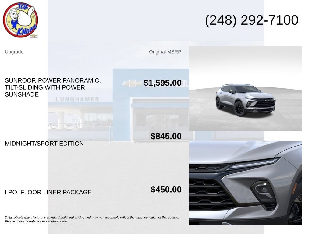 New 2026 Chevrolet Blazer LT w/ Midnight/Sport Edition FWD image 5