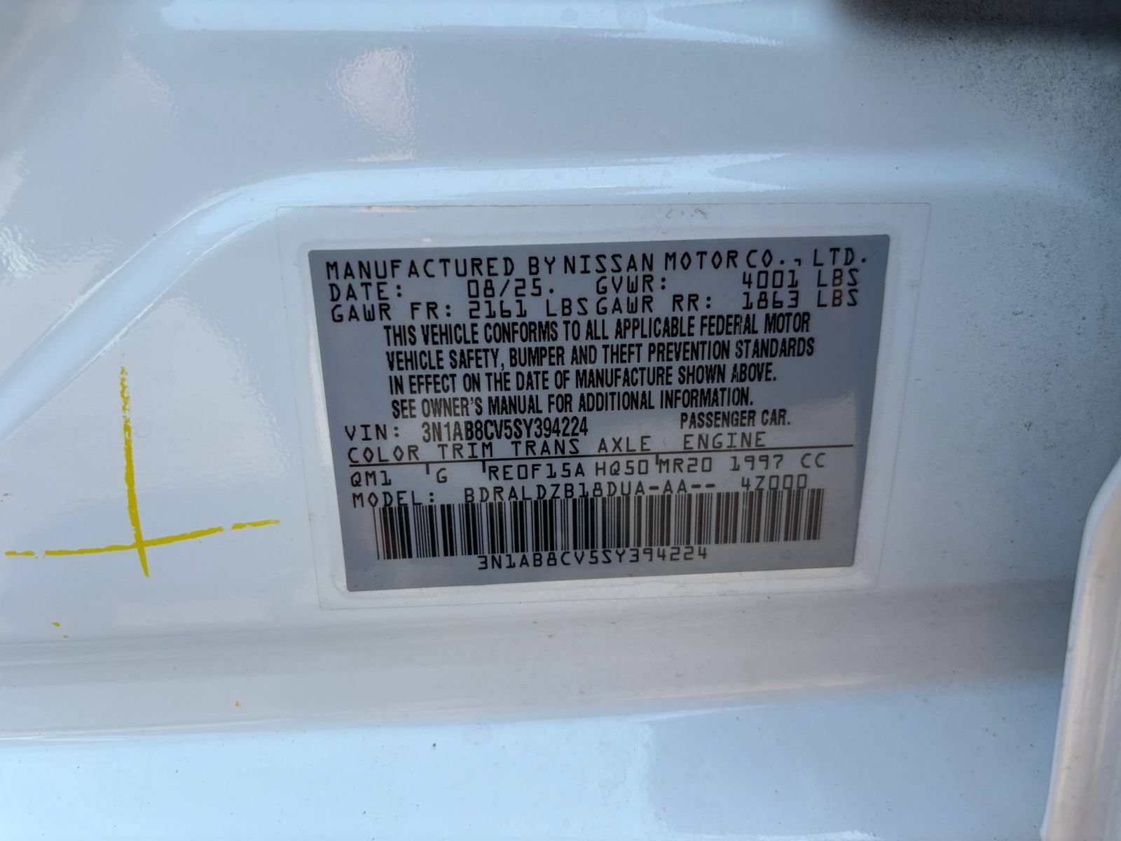 Used 2025 Nissan Sentra SV FWD image 26